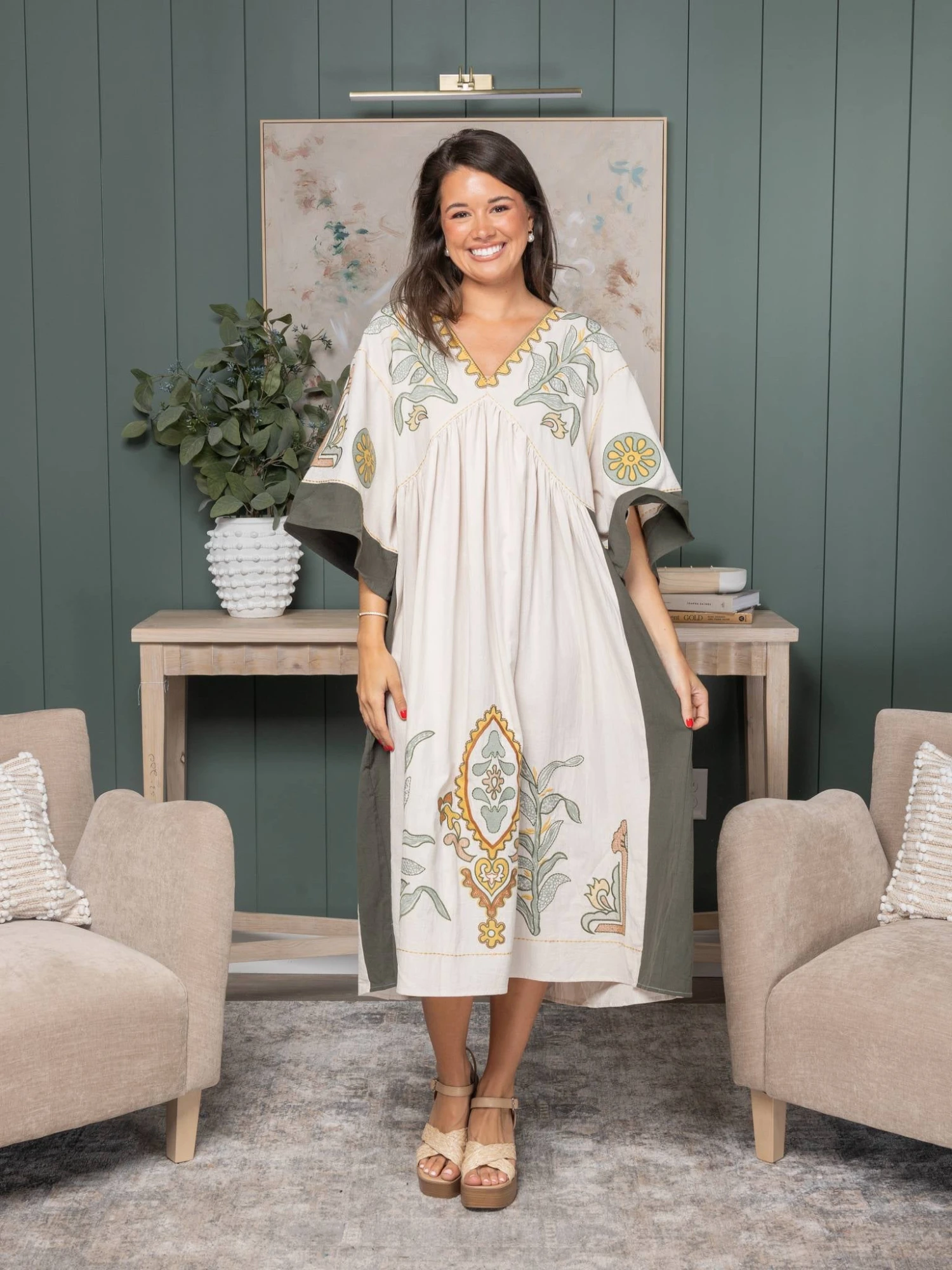 Gorgeous Boho Maxi Dress/ Caftan | S-XL - Image 2