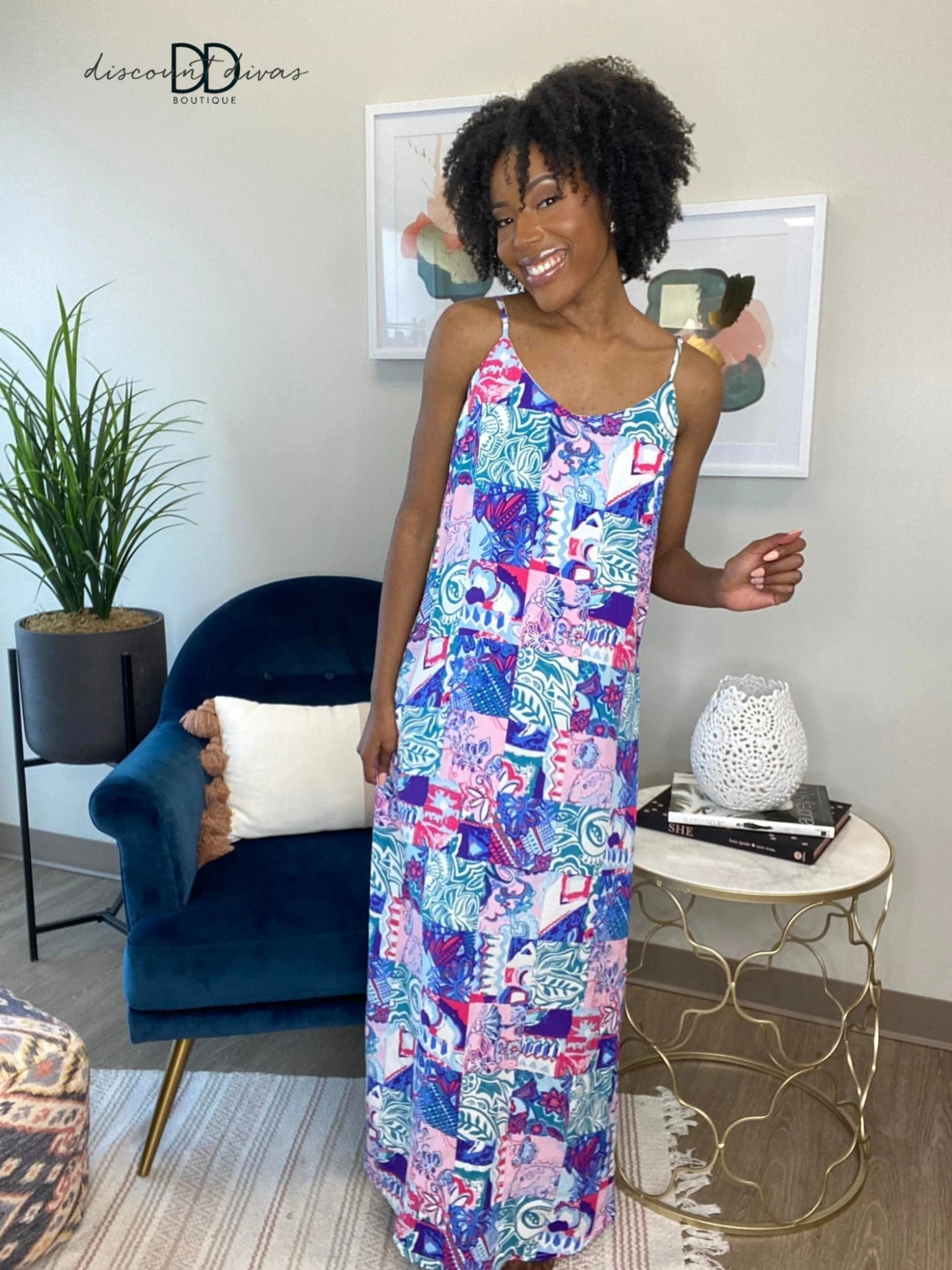 Travel Around Dress *Final Sale*