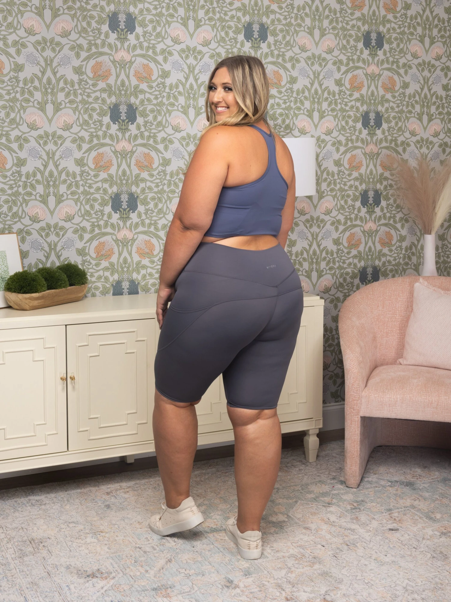 High Waist Biker Short Leggings With Pocket | S-3XL - Image 8