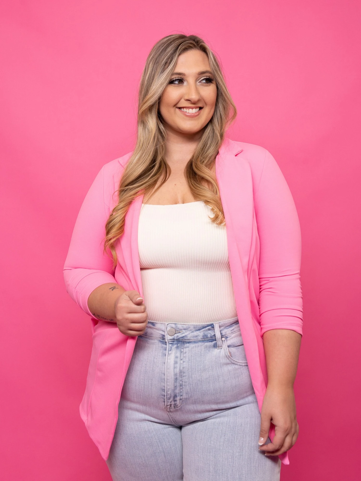 Square Neck Sleeveless Ribbed Bodysuit | S-L *Final Sale* - Image 3