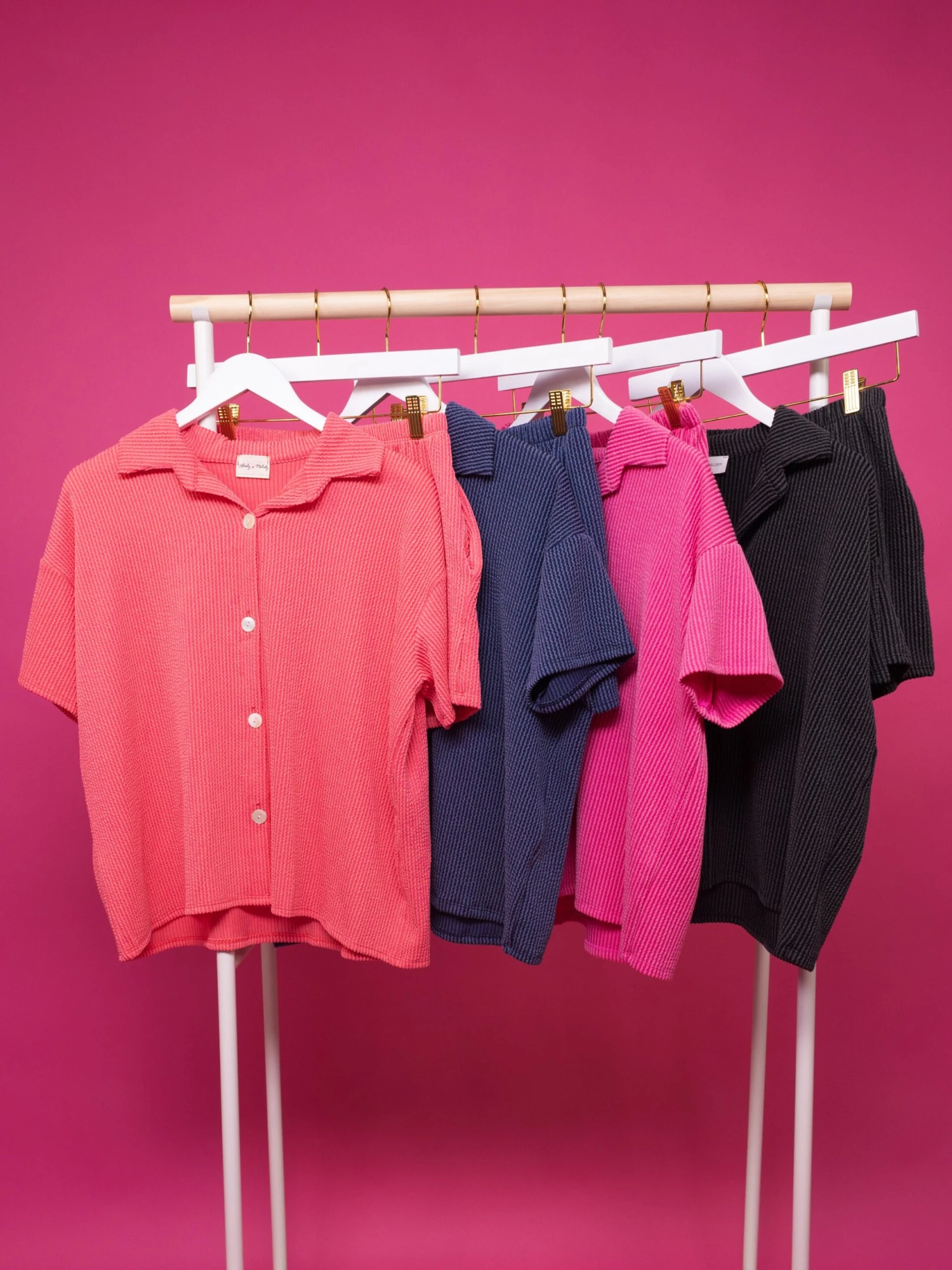 Everyday Comfy Rib Button Down Top | S - 3XL Set W/ Sku50669 - Image 9