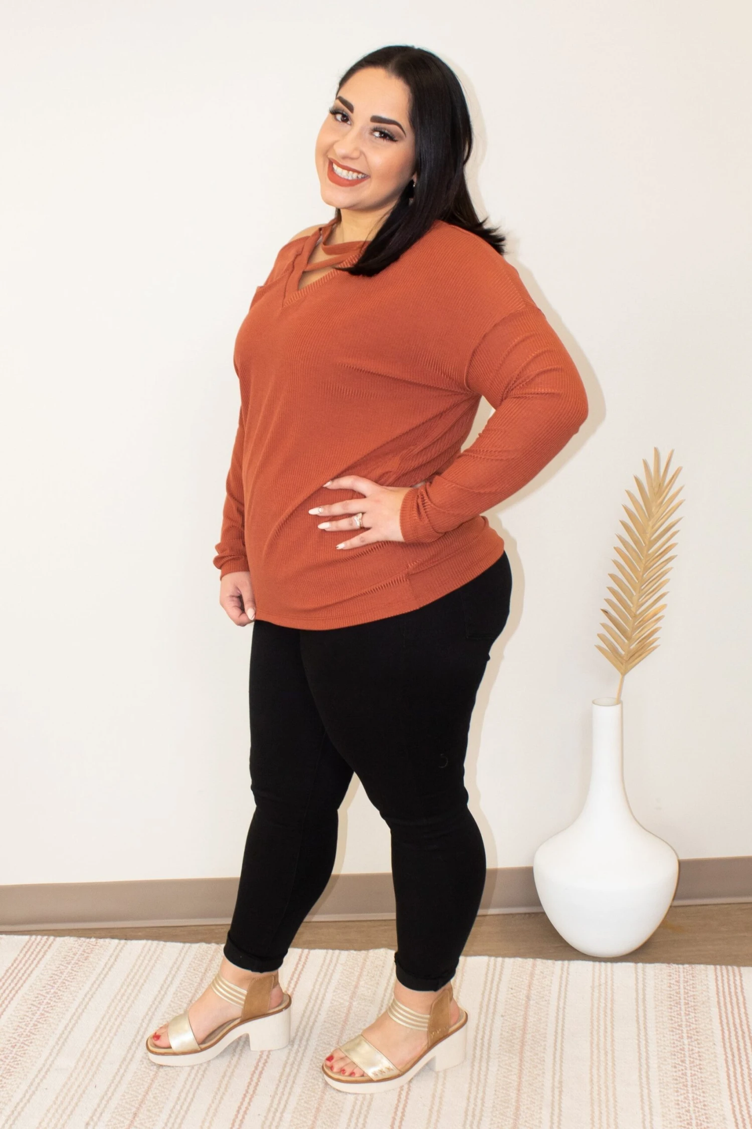 Peach Tea Top *Final Sale* - Image 3