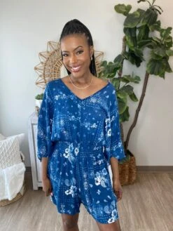 Just Making Sure Romper *Final Sale*