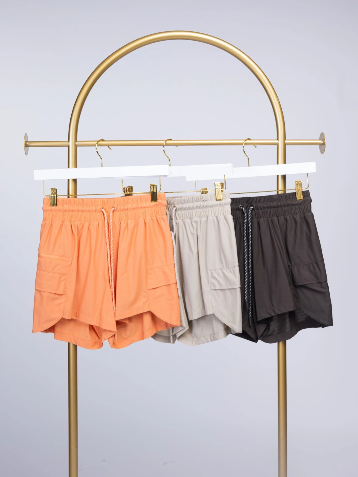 Mono B Active Cargo Drawstring Shorts | S-L SET W/ Sku491823