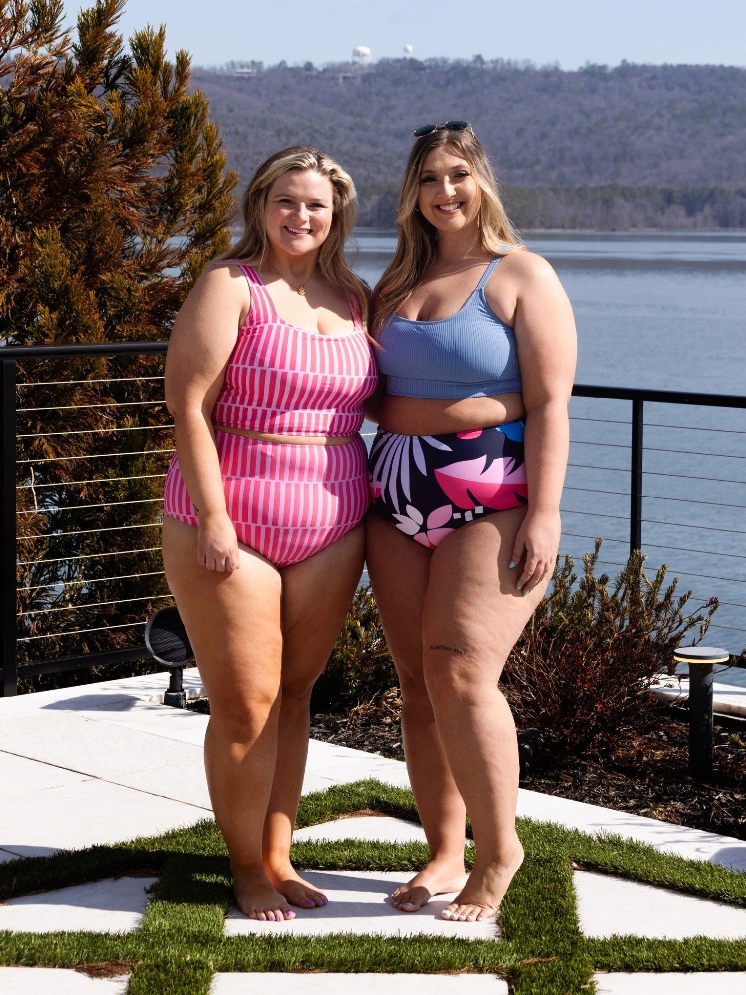 Coral Reef Scoop Neckline Swim Top| S-3XL - Image 4