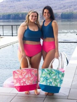 Coral Reef Double Strap Swim Top| S-3XL *Final Sale*