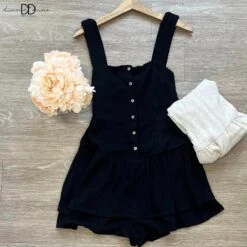 Awaits Her Romper | S - L *Final Sale*