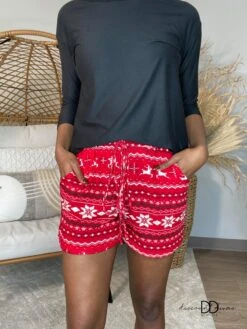 Mistletoe Kisses Casual Shorts *Final Sale*