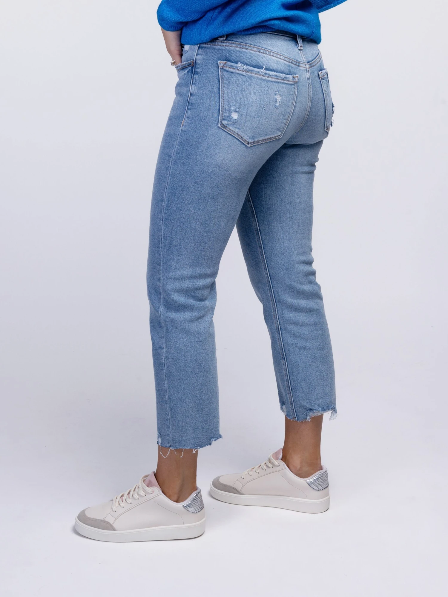 Lovervet Mid Rise Straight Leg Crop Jeans | 0-22 - Image 2