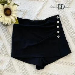 Button Front Wrap Skirt *Final Sale*