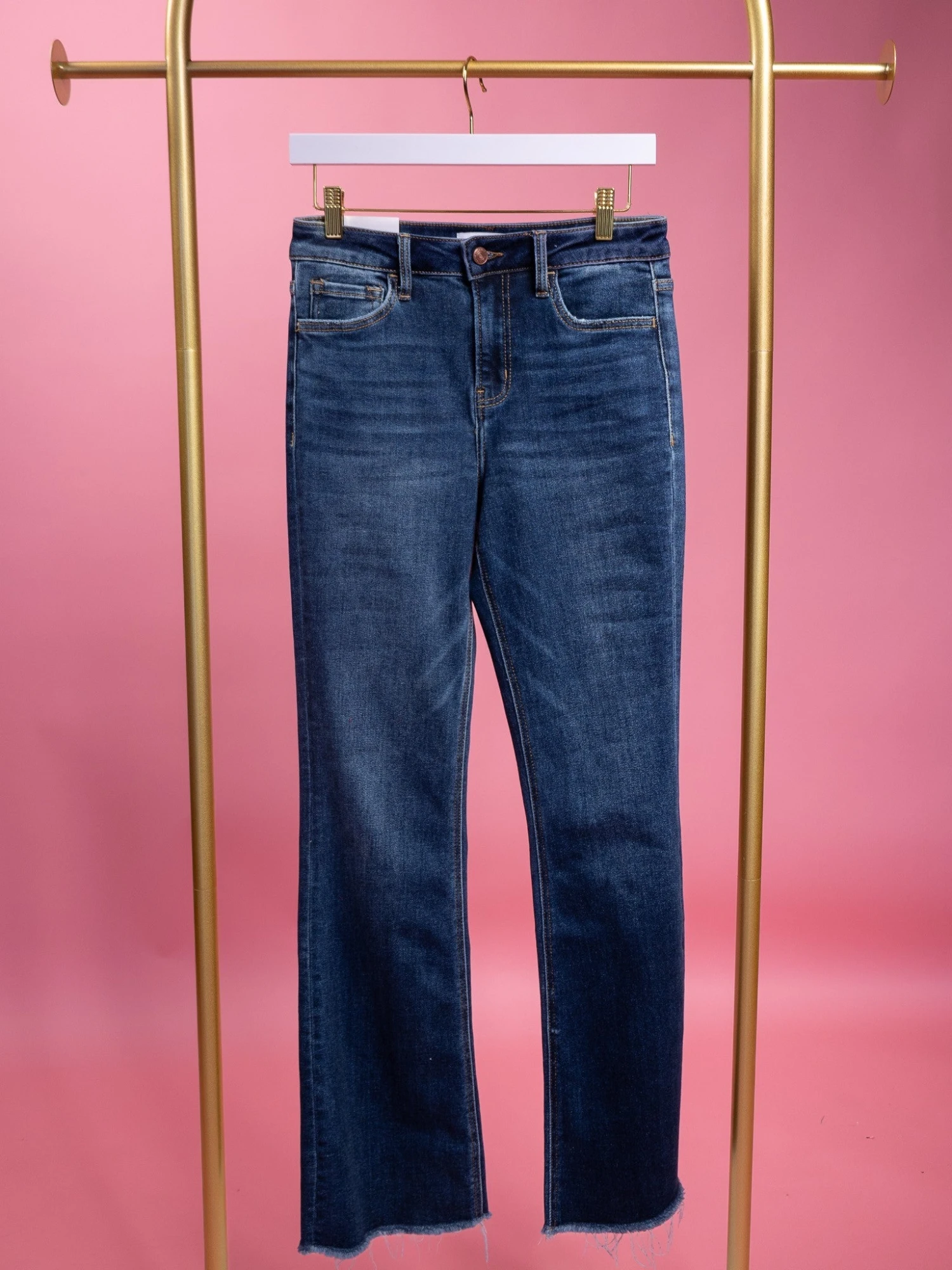 Vervet High Rise Bootcut Raw Hem Jeans | 0 - 22