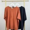 Oversized Short Sleeve Round Neck Knit Top W/ Side Slits | S - 3X