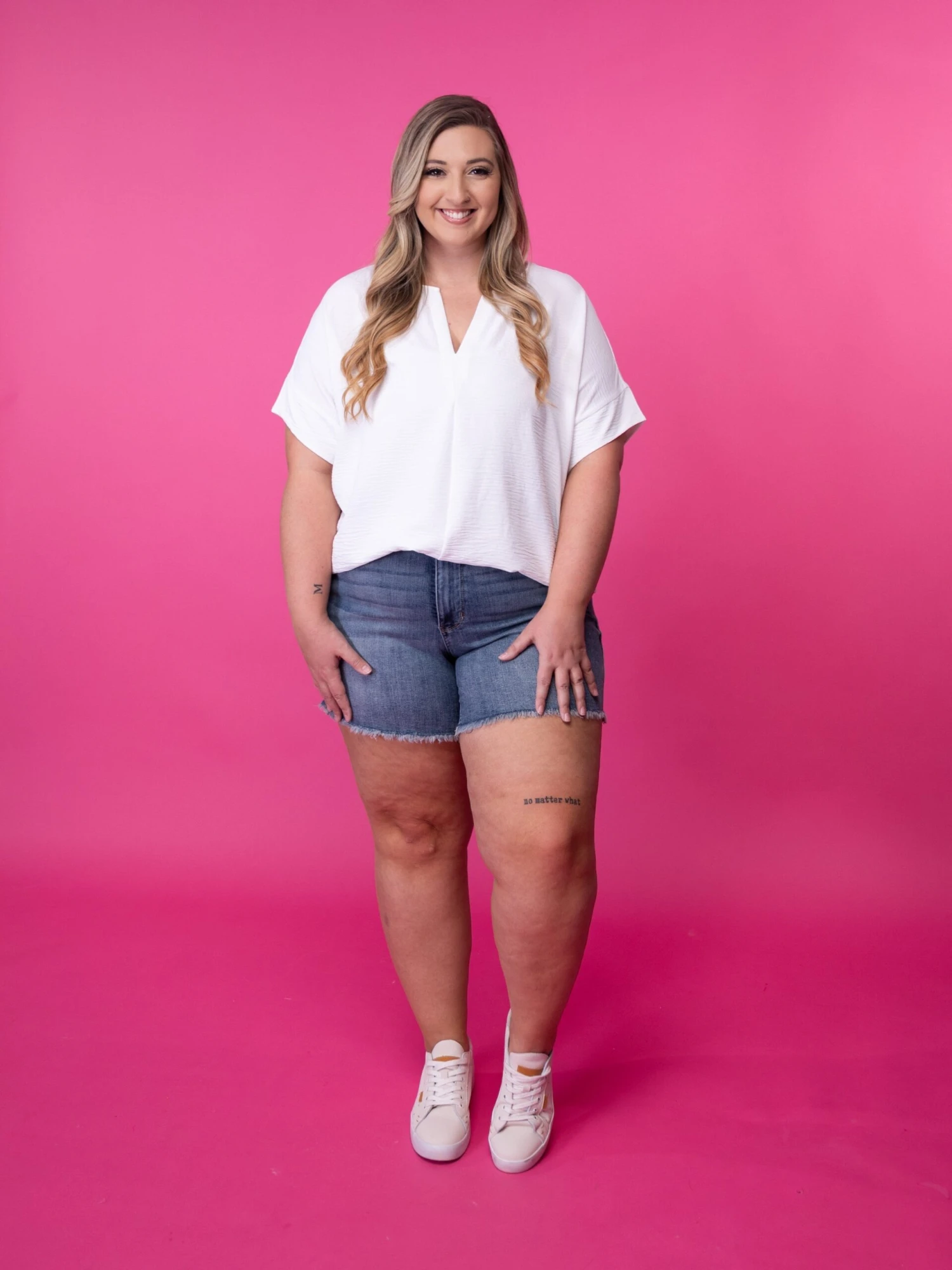 Judy Blue High Waist Tummy Control Fray Hem Shorts | S-3X - Image 2