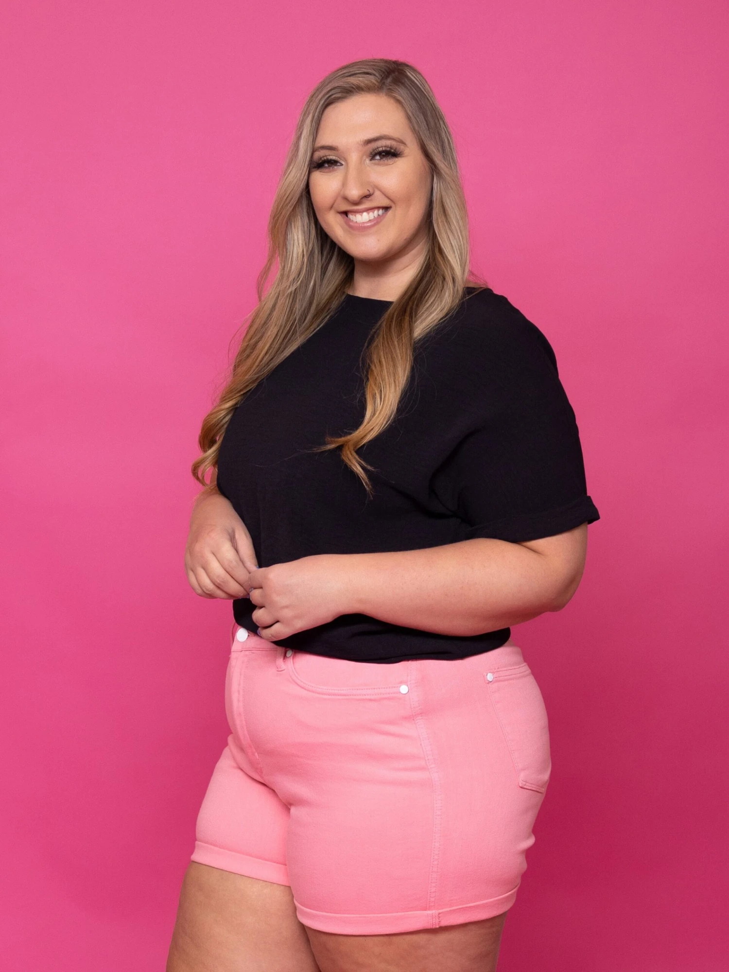 Judy Blue High Waist Tummy Control Garment Dyed Shorts | S-3X - Image 9