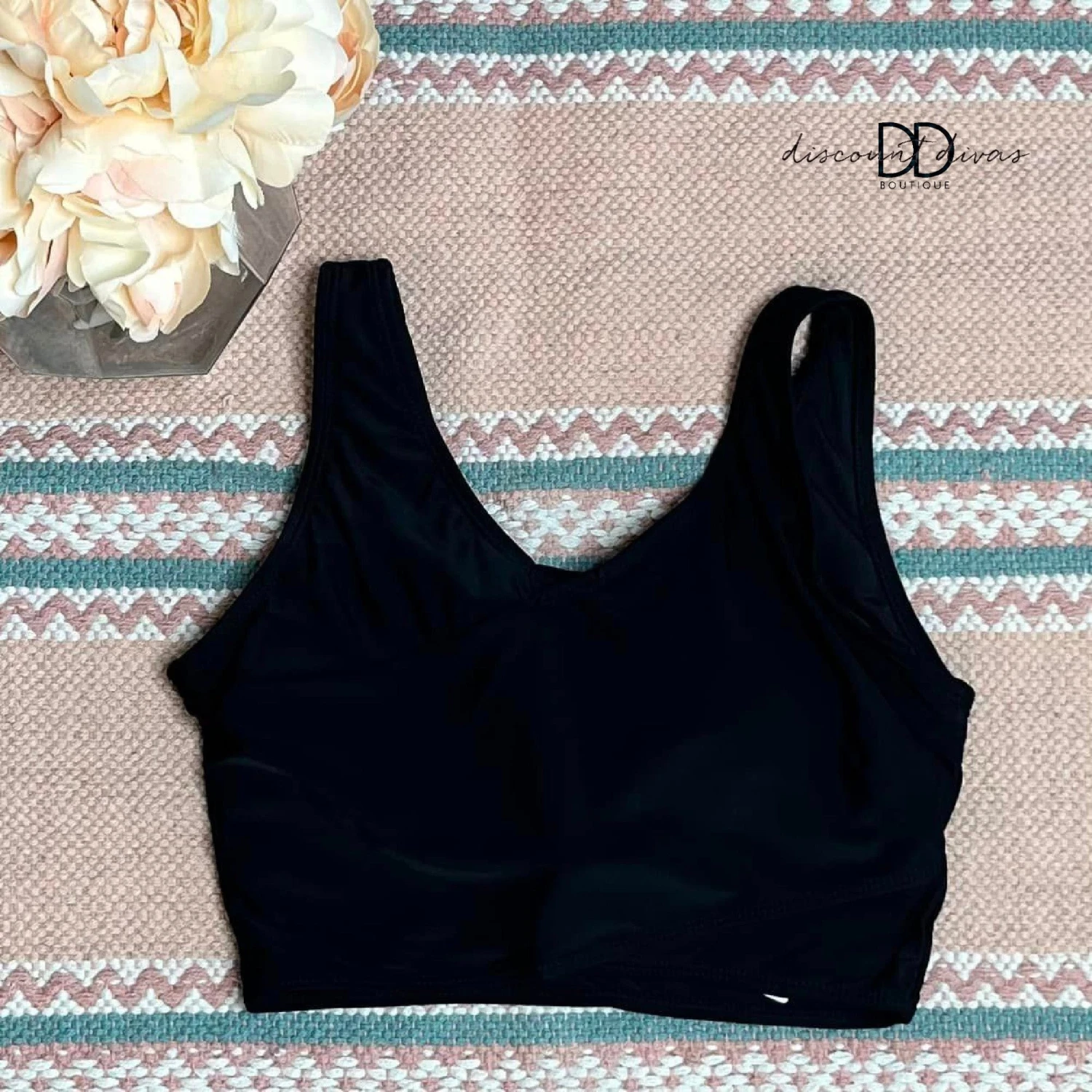 Coral Reef V Neck Swim Top| S-3XL *Final Sale*