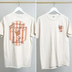 Cold Coffee Pumpkin Spice Short Sleeve Graphic T-Shirt | S - 3XL Pumpkin Spice
